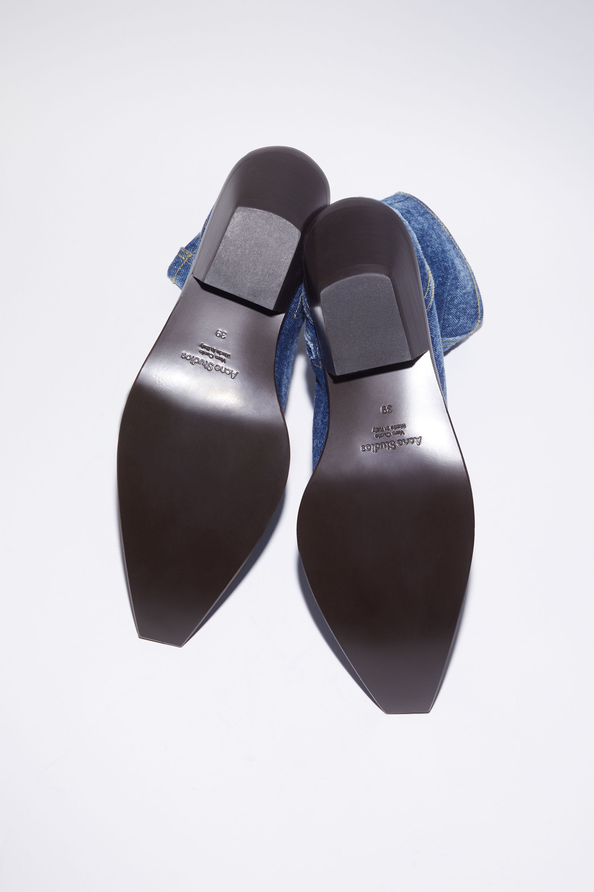 Denim ankle boots - Denim blue - 4
