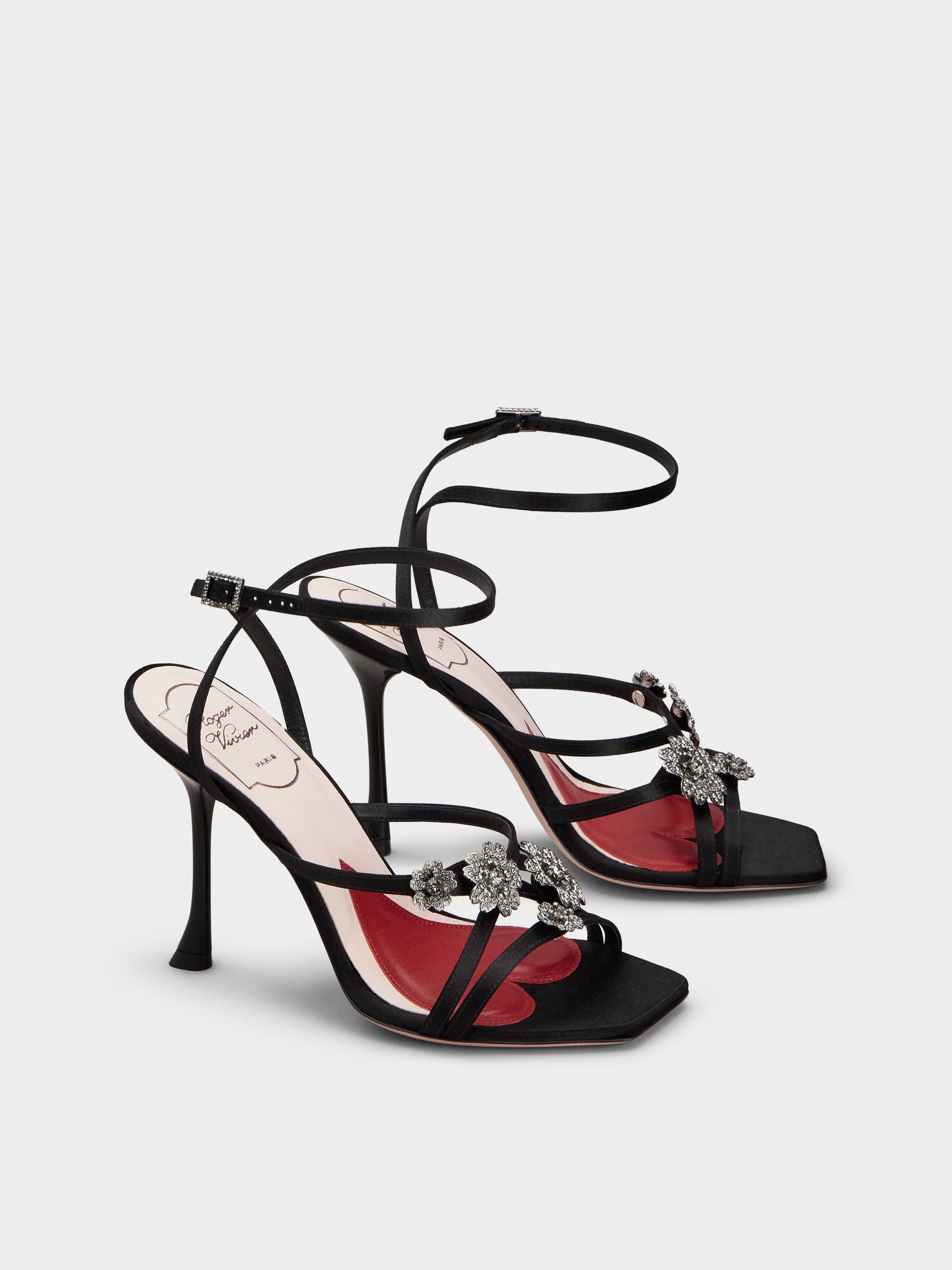 Efflorescence Sandals in satin - 2