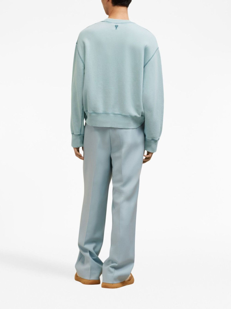 embroidered-logo cotton sweatshirt 5