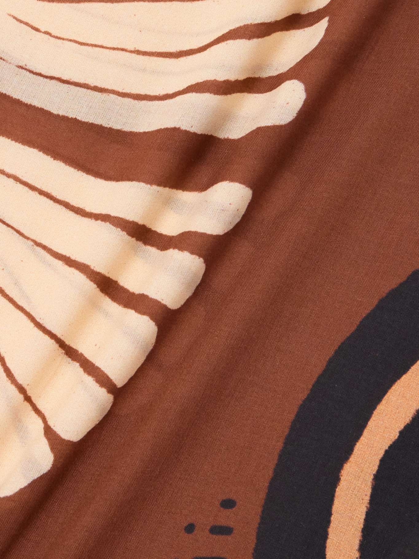 Kené printed cotton-voile pareo - 4