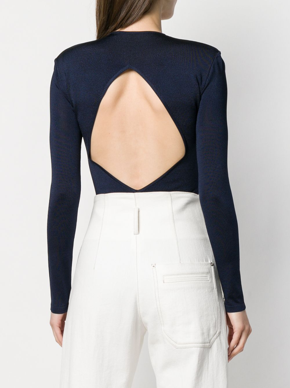 twist-front bodysuit - 4