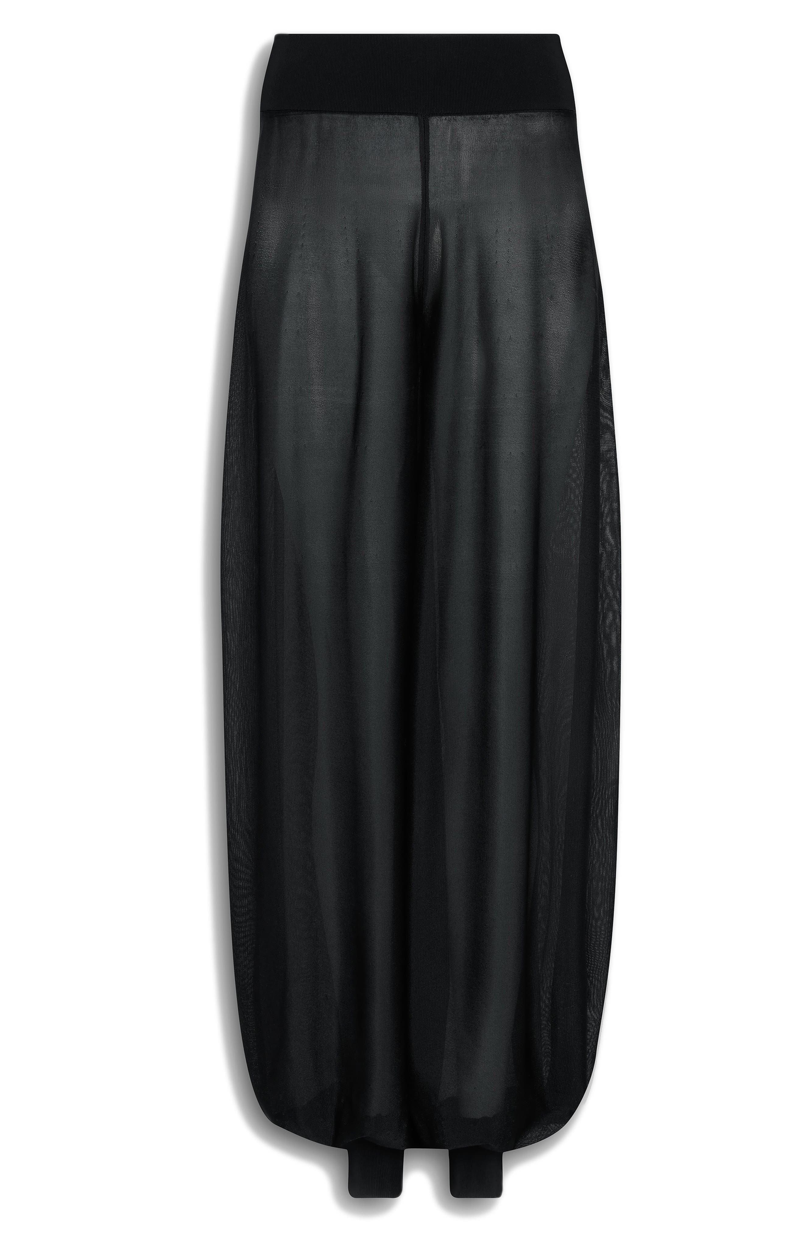 Alaïa Sheer Balloon Pants in Noir Alaia at Nordstrom - 3