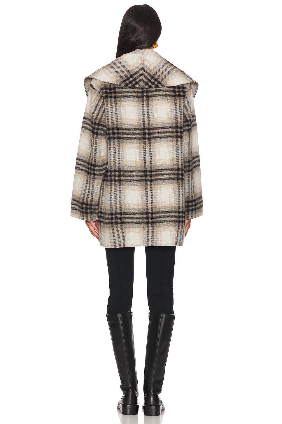 Finley Plaid Coat - 3
