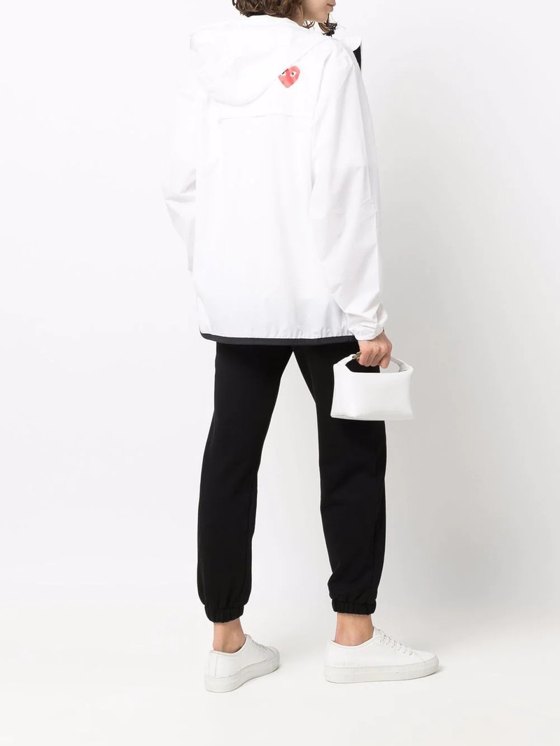 Comme des Garçons PLAY x K-Way hooded light jacket outlook