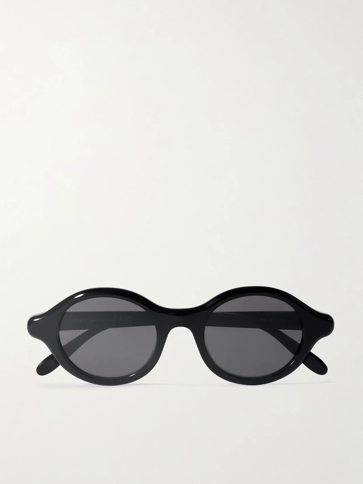 Round-frame Acetate Sunglasses - 1