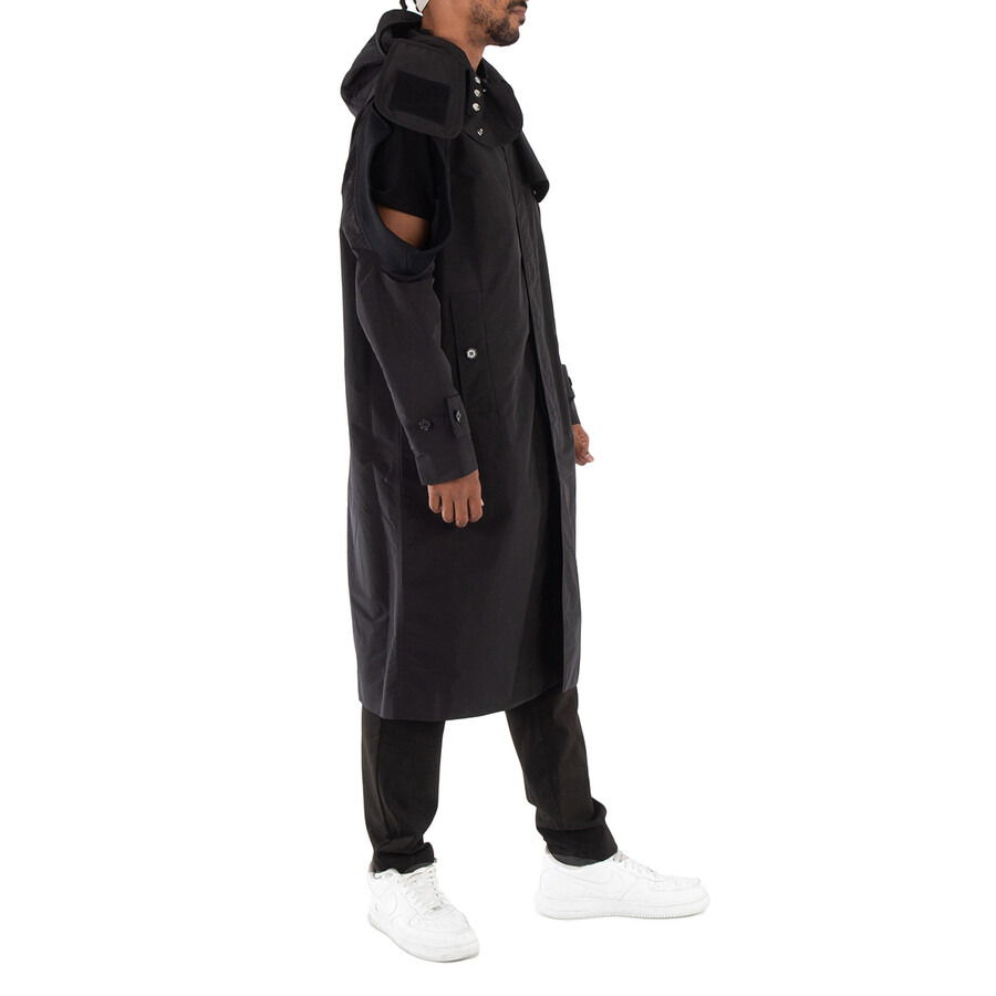 Burberry Nylon Deconstructed Single Breasted Coat - 4