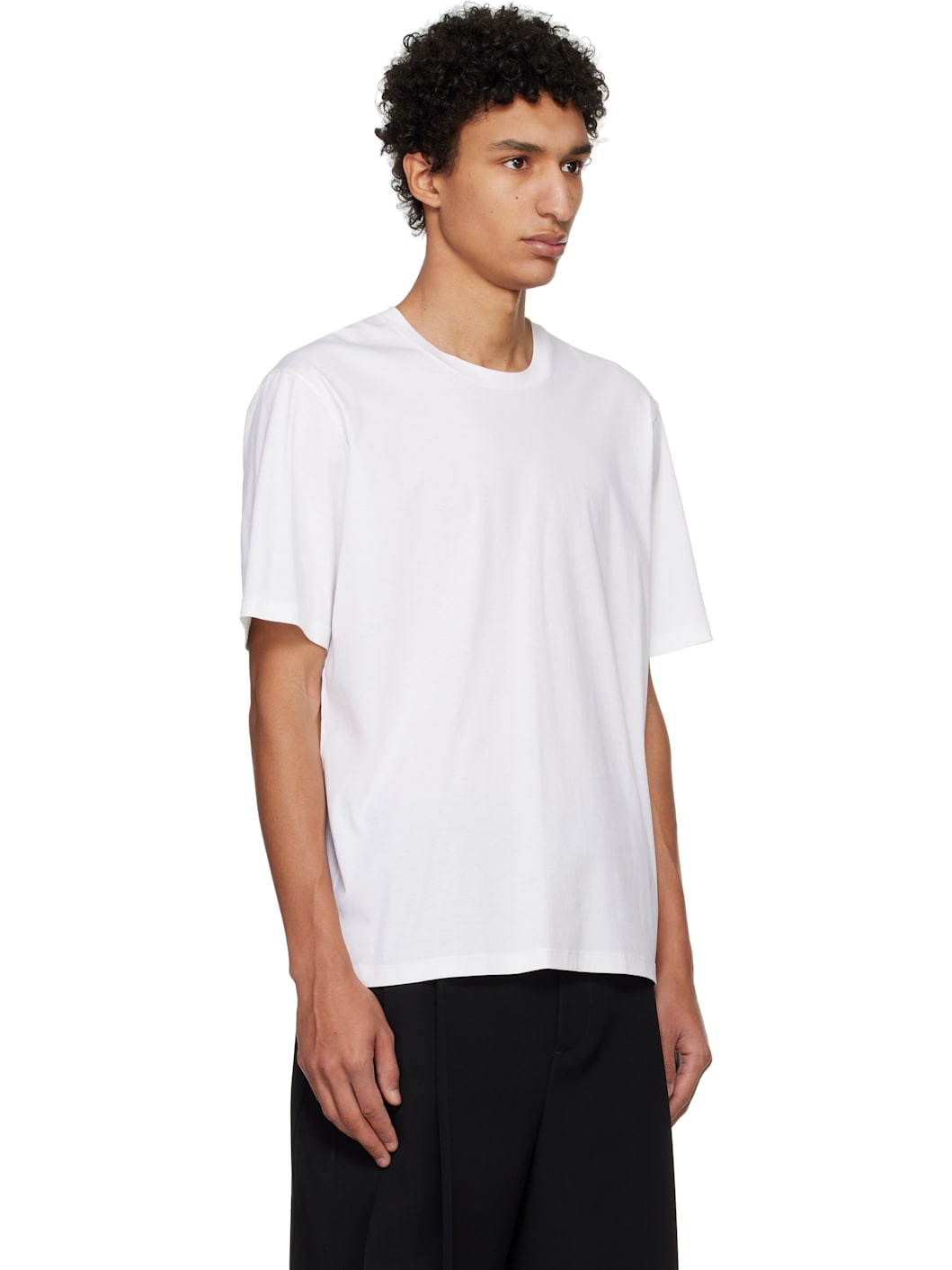 White Cotton T-shirt - 2