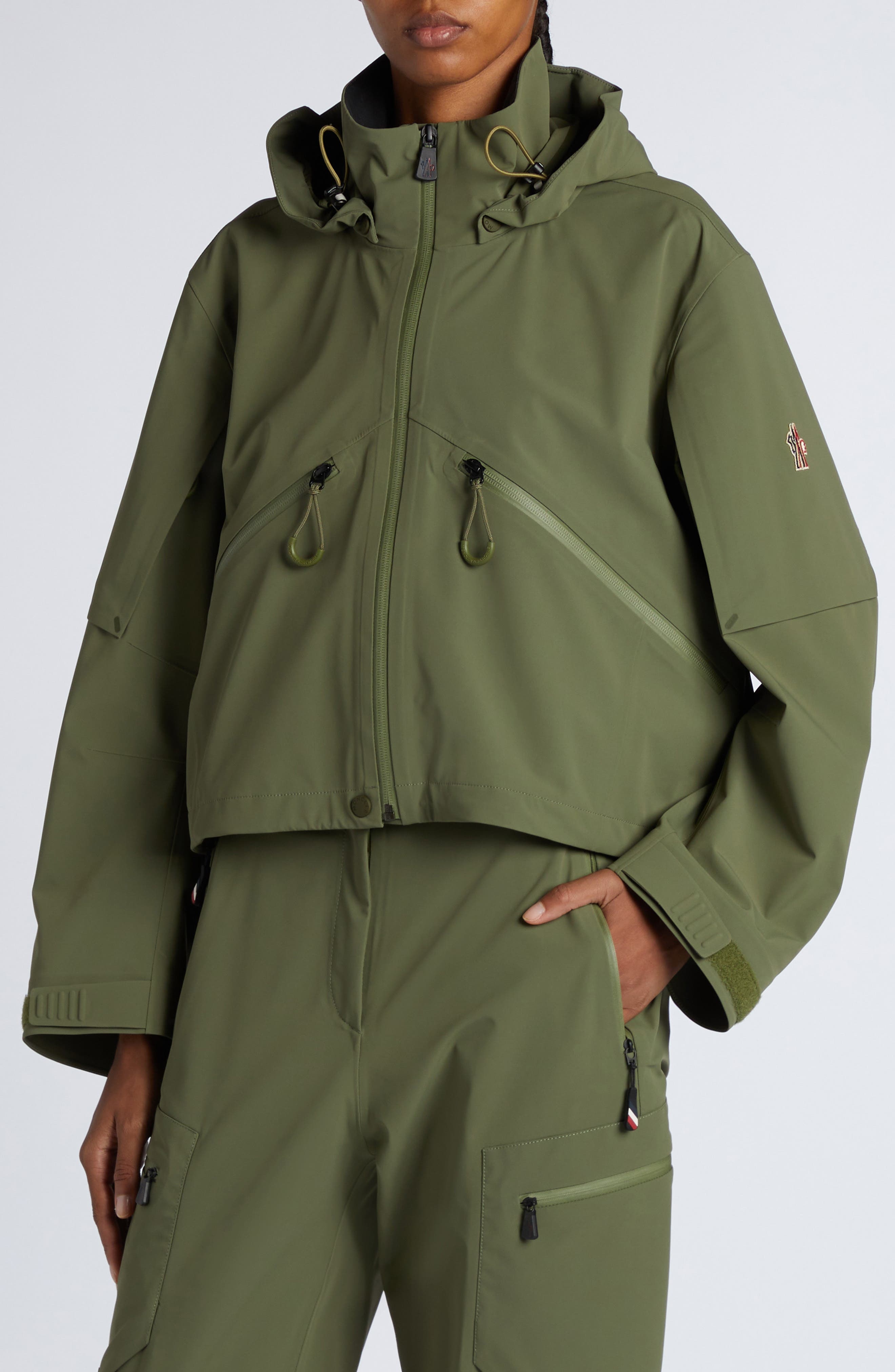 Moncler Grenoble Kibira Water Repellent Jacket in Russian Olive at Nordstrom - 5