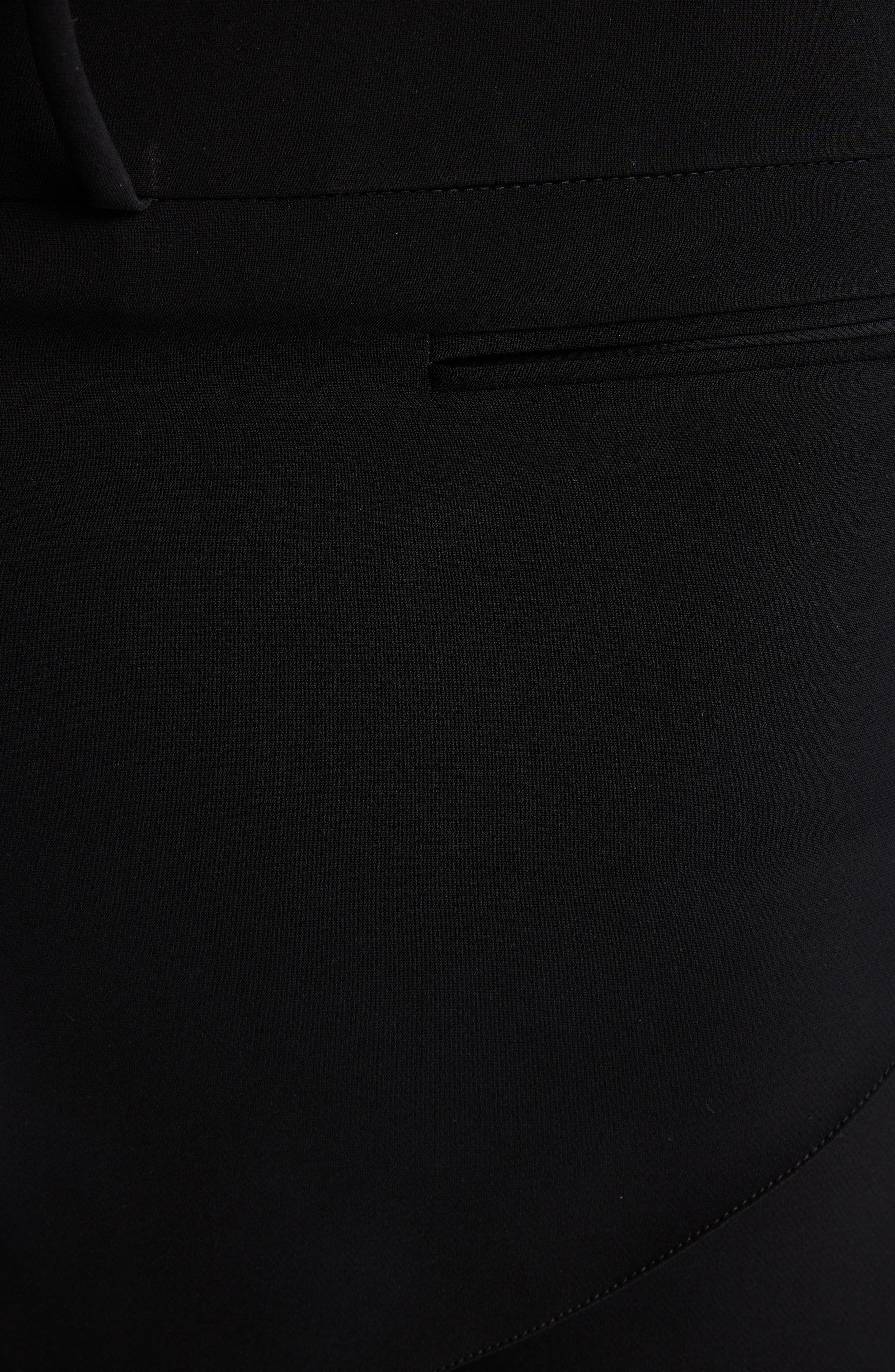 Courrèges Infinity Pleats Asymmetric Crepe A-Line Skirt in Black at Nordstrom - 6