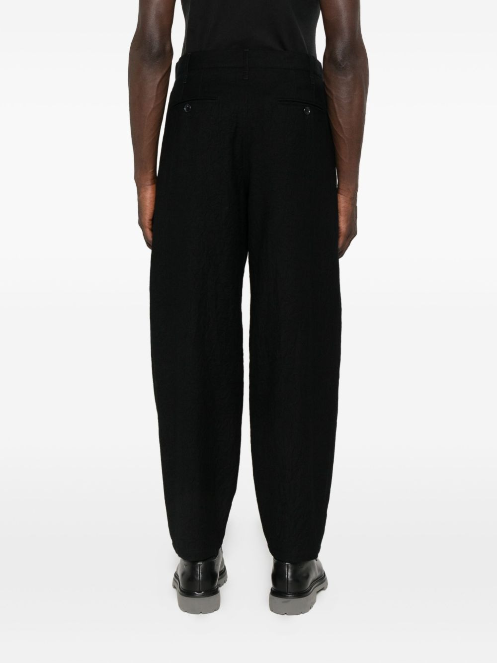 pleated pocket trousers - 4