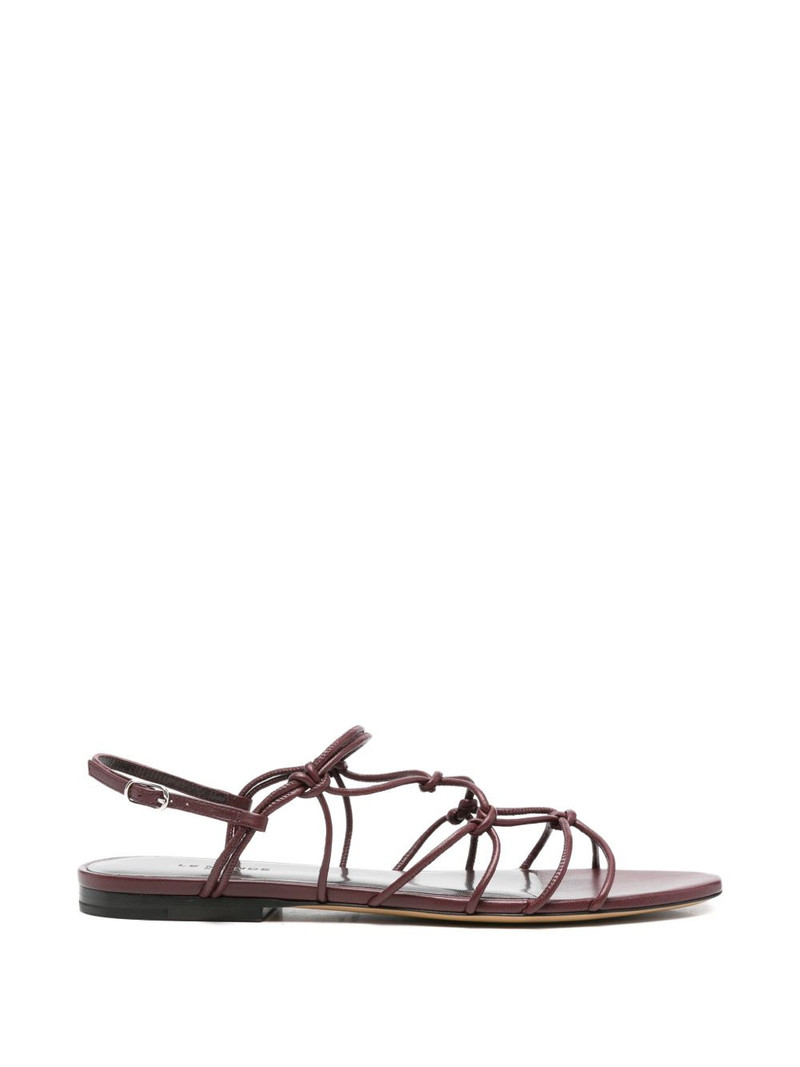 knotted leather sandals 1
