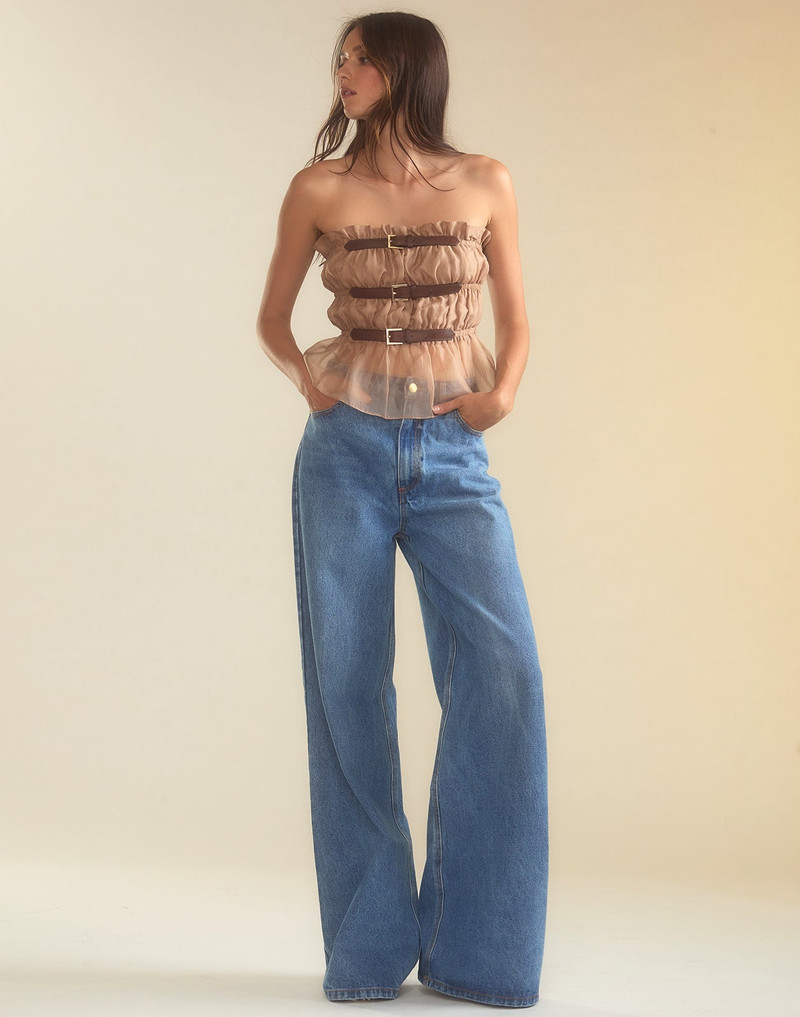 Buckle Up Silk Organza Top 8