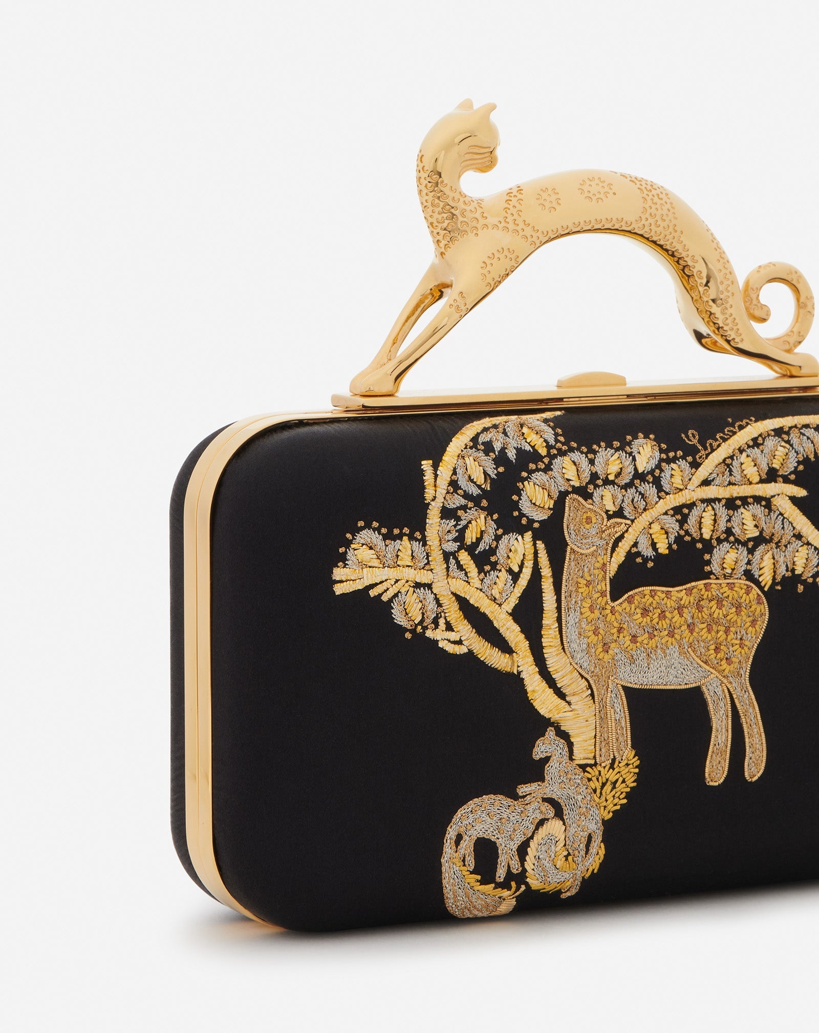 EMBROIDERED SATIN MINAUDIÈRE - 4