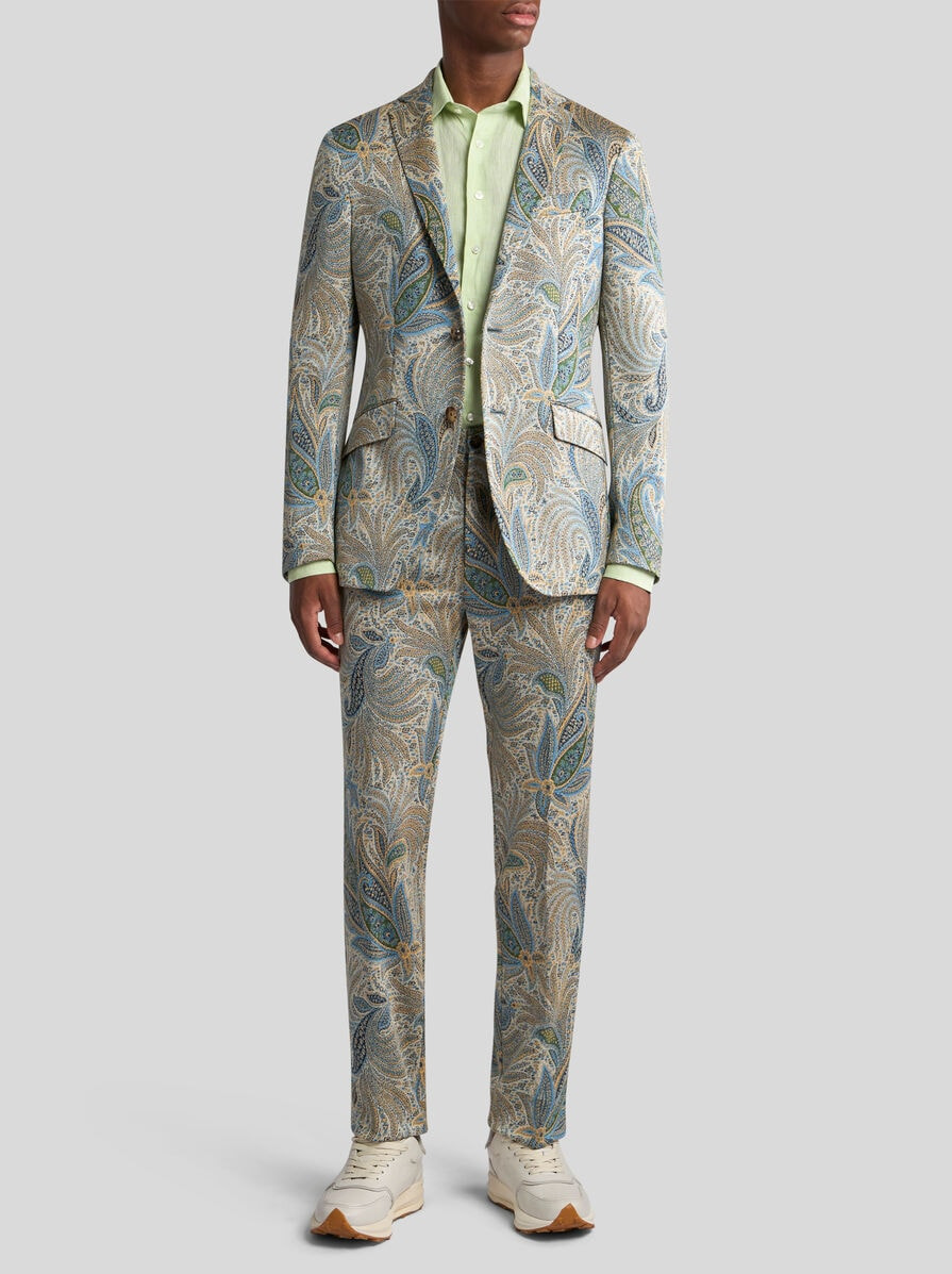 LINEN SHIRT WITH PEGASO EMBROIDERY - 4