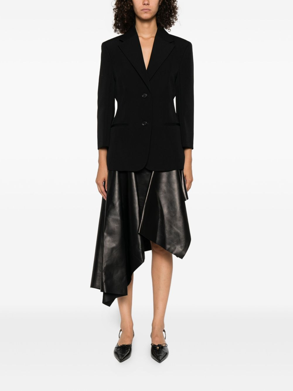 three-button notched-lapel jacket - 2