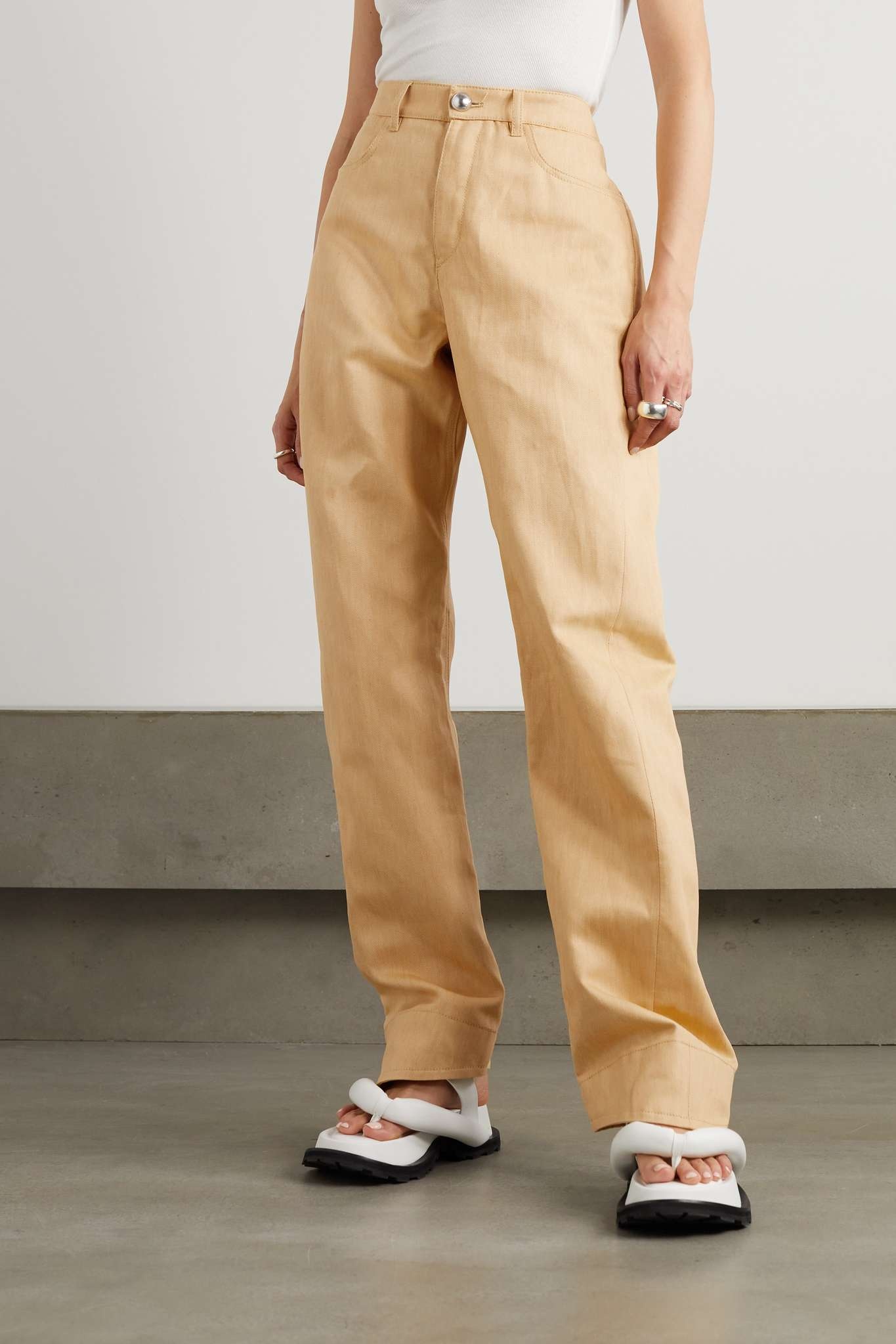 High-rise straight-leg jeans - 3