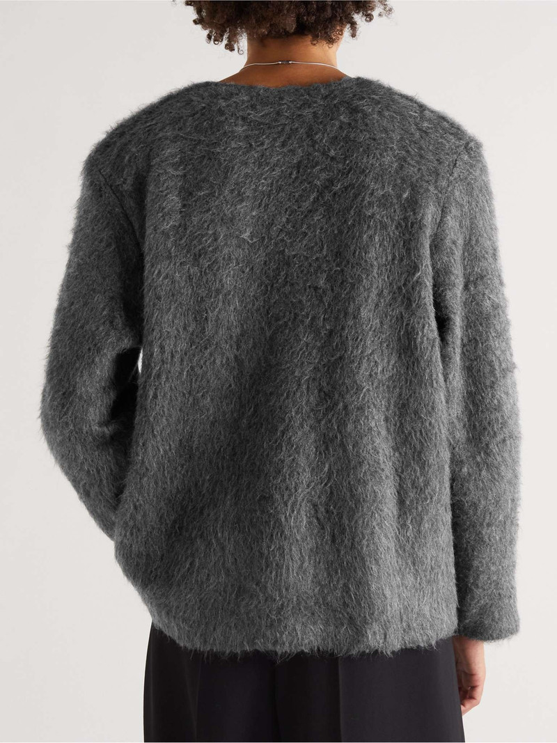 Double Lock Brushed-Knit Sweater 4