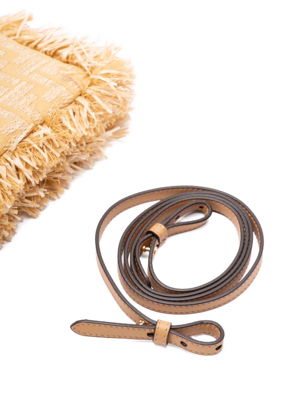 Baguette fringe-detail clutch bag - 6
