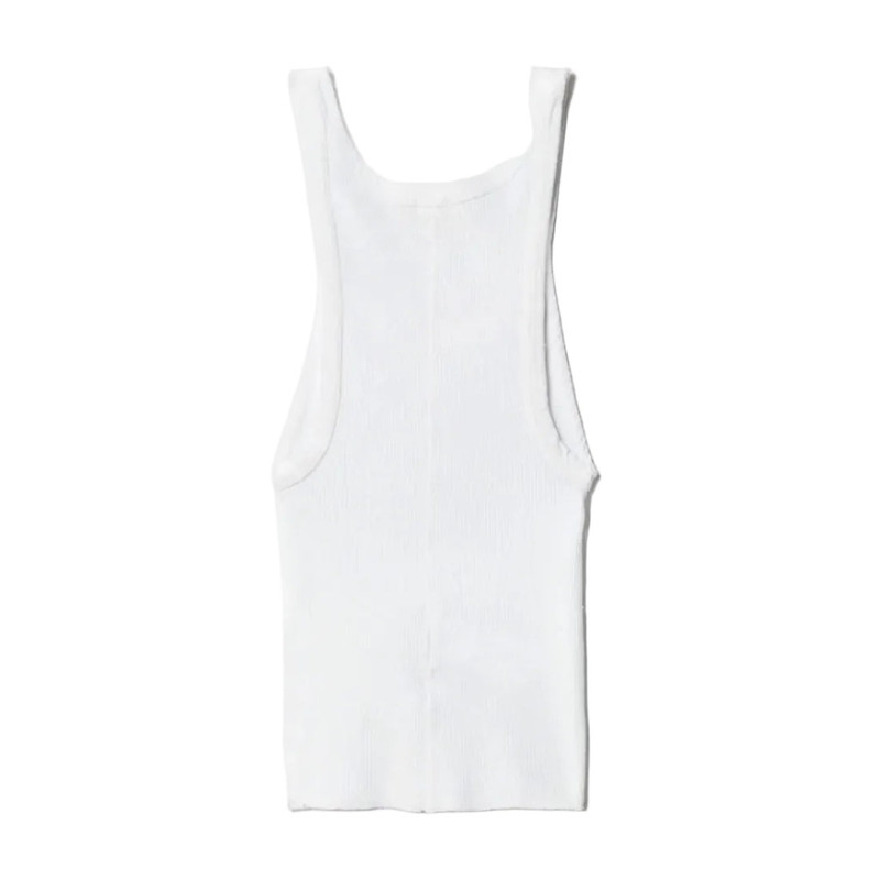 RE/DONE Hanes Cropped Ribbed Tank outlook