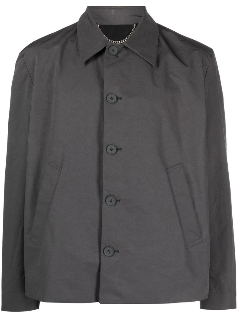 point-collar shirt jacket 1