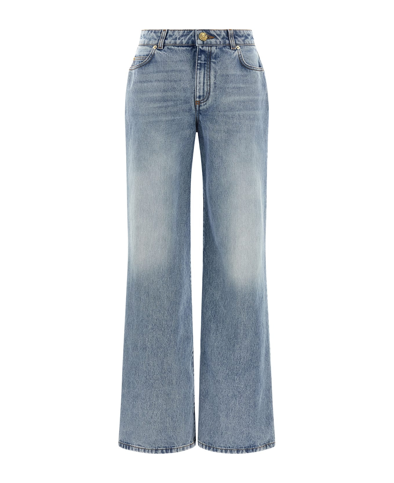 Straight Leg Jeans - 1