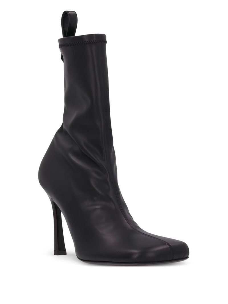 THE ATTICO 95mm leather sock boots outlook