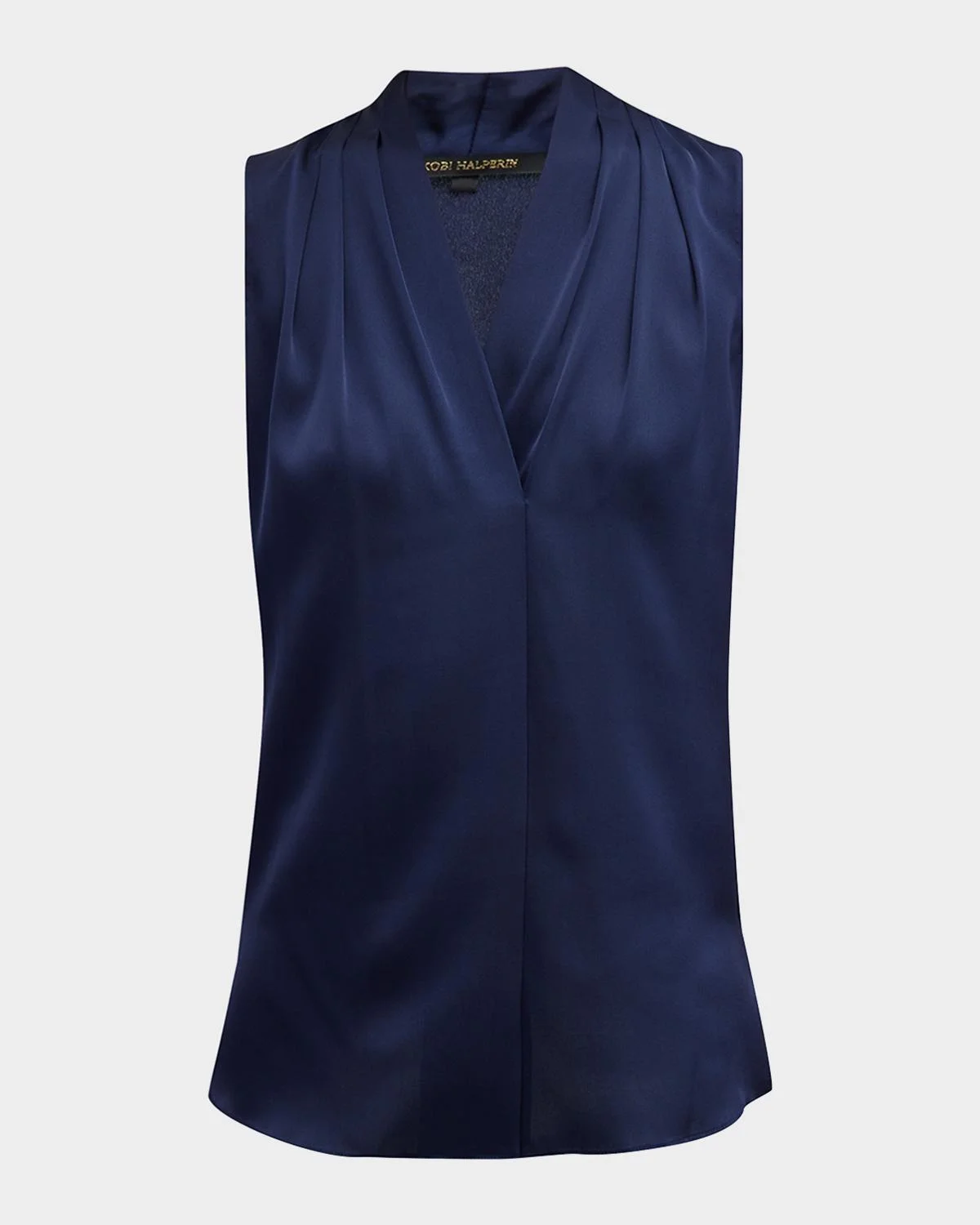 Mila Silk-Stretch Sleeveless Top - 1