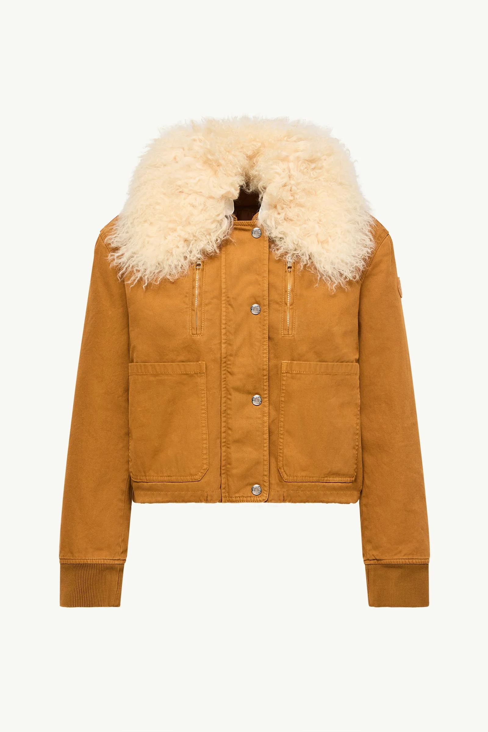 Gravio Shearling-Trimmed Short Down Jacket - 1