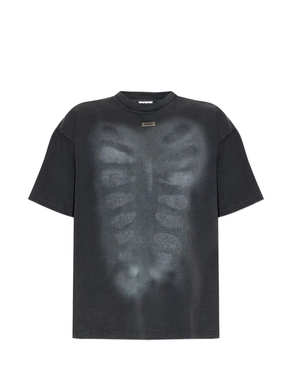 skeleton plaque T-shirt - 1
