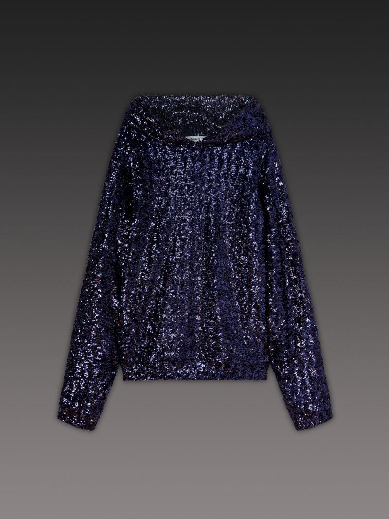 SEQUIN HOODIE - 1