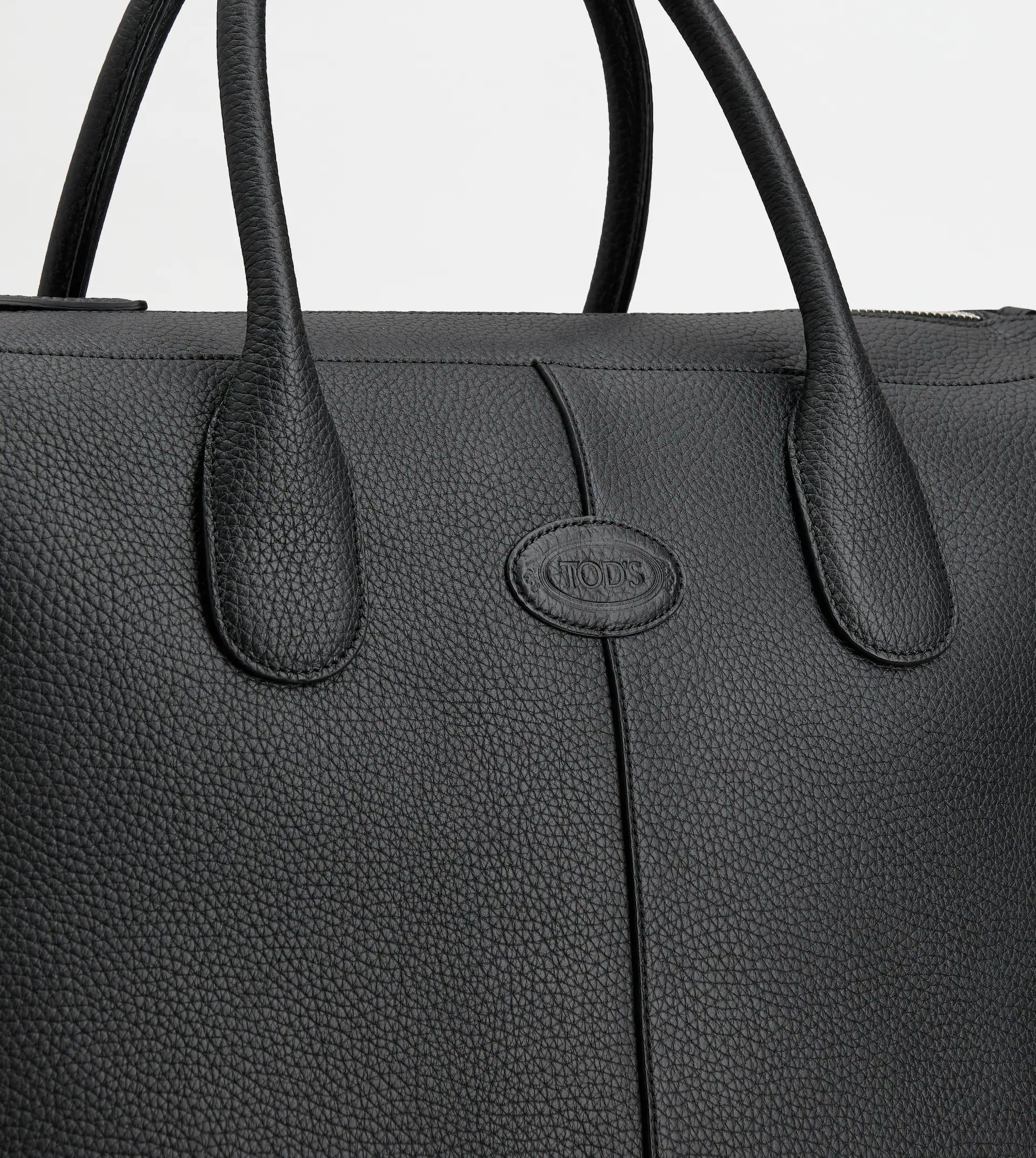 TOD'S DI BAG TRAVEL BAG IN LEATHER - BLACK - 5