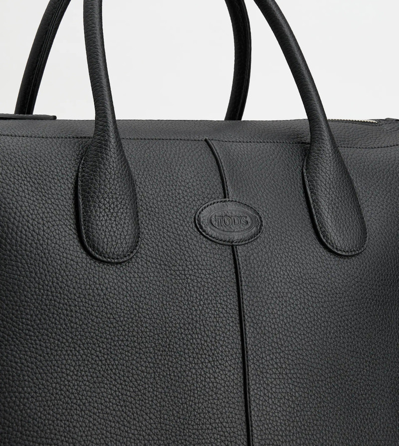 TOD'S DI BAG TRAVEL BAG IN LEATHER - BLACK 5