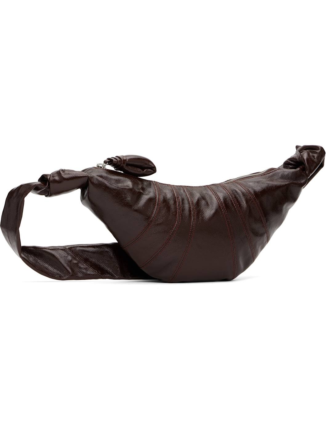 Brown Small Croissant Bag - 2