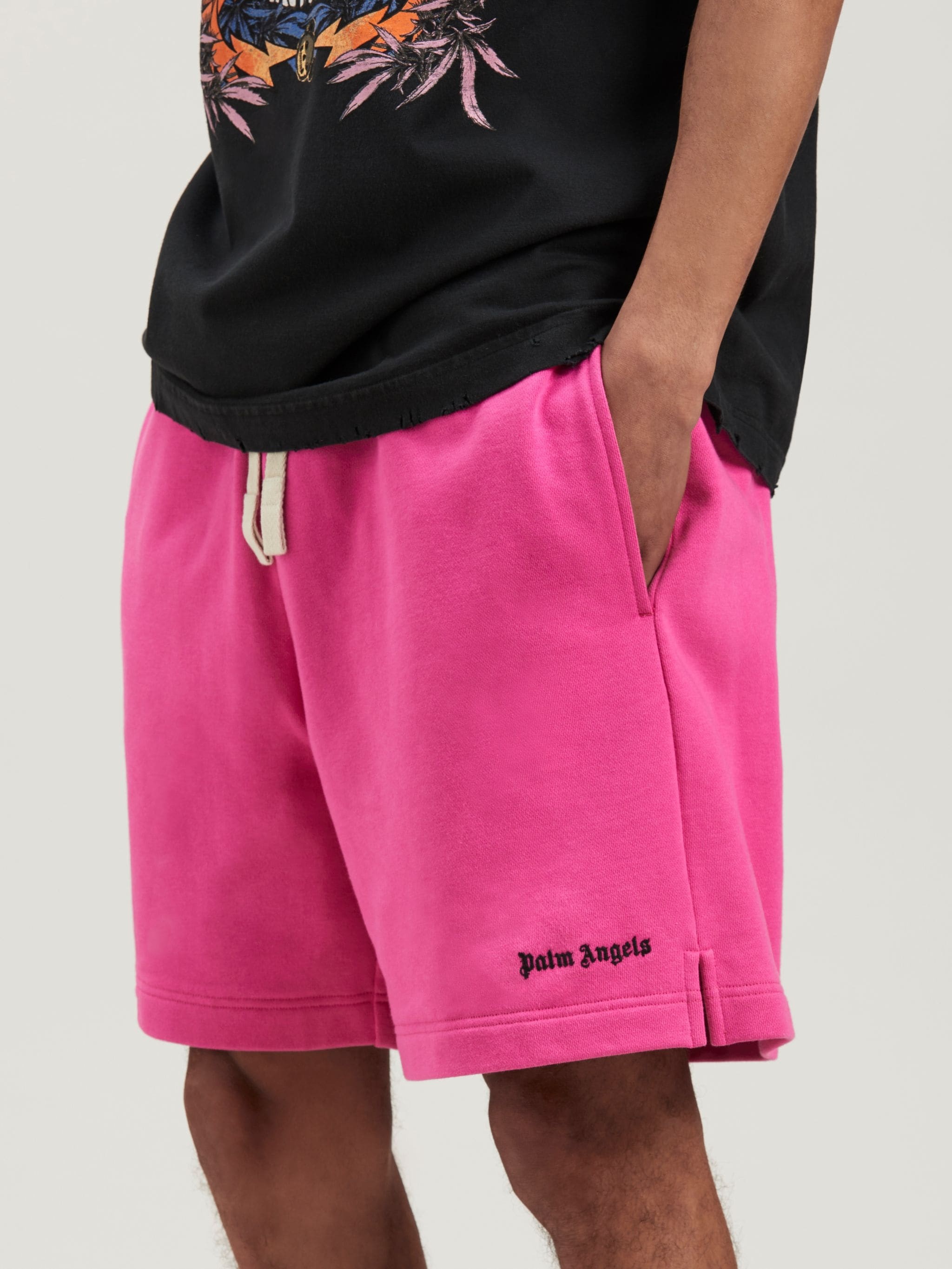 Embroidered Logo Sweatshort - 6