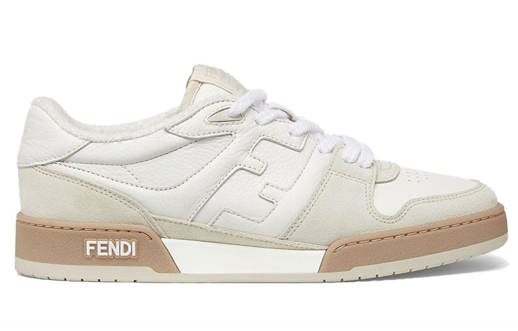 FENDI Match Low Top Suede 'White' 7E1493AHH2F1FHS - 2