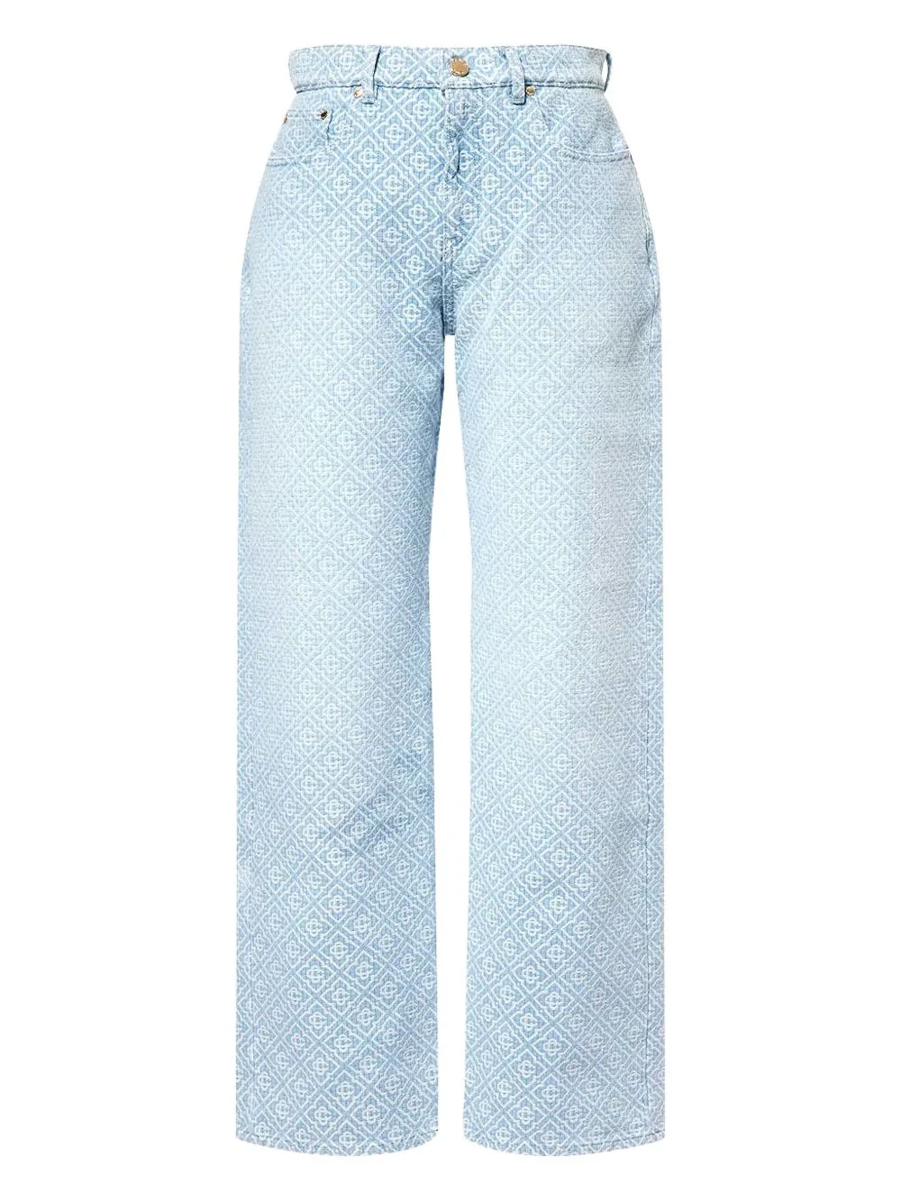 patterned jeans - 1