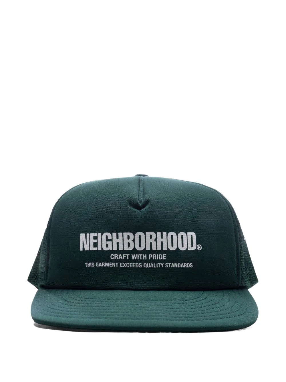 logo-print trucker cap - 1