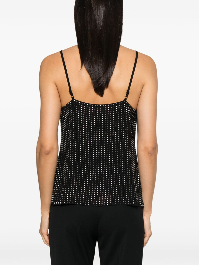 rhinestone-embellished georgette top 4