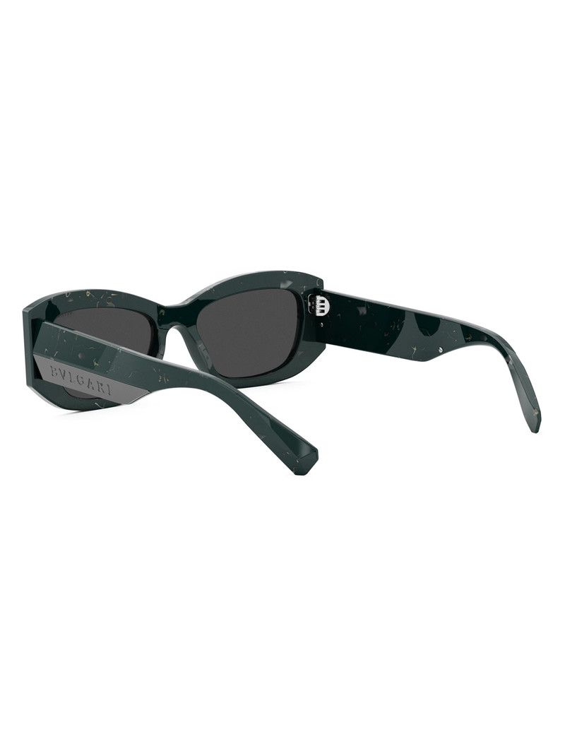 Women's Roma 54MM Geometric Sunglasses - Grey Green Grey 4