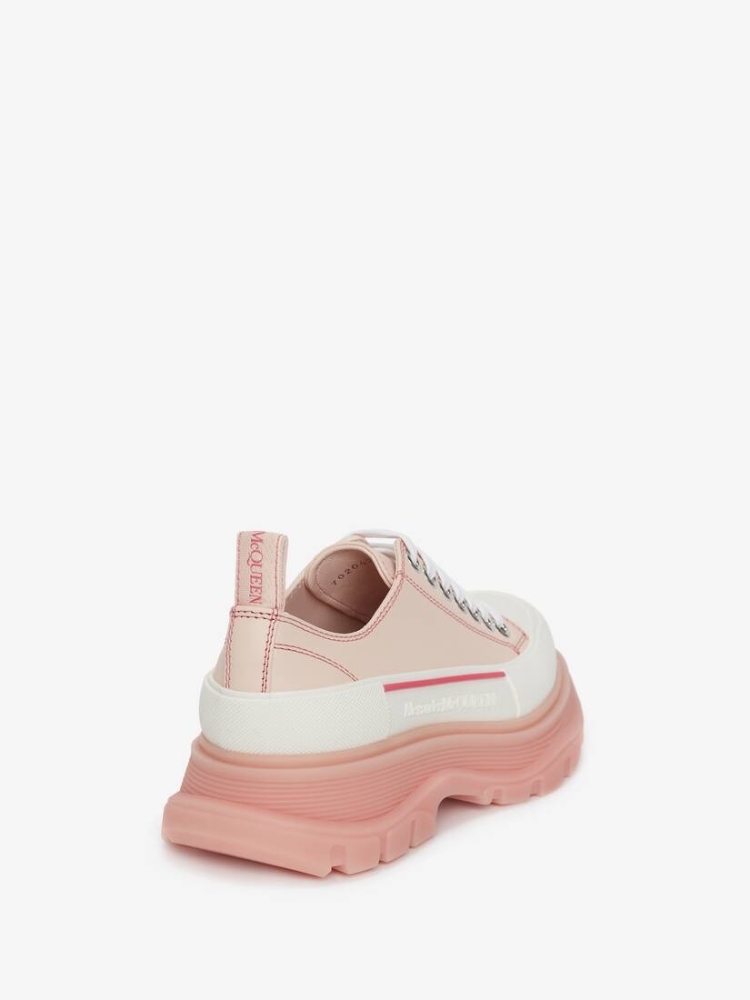 Women's Tread Slick Lace Up in Tea Rose/white - 3