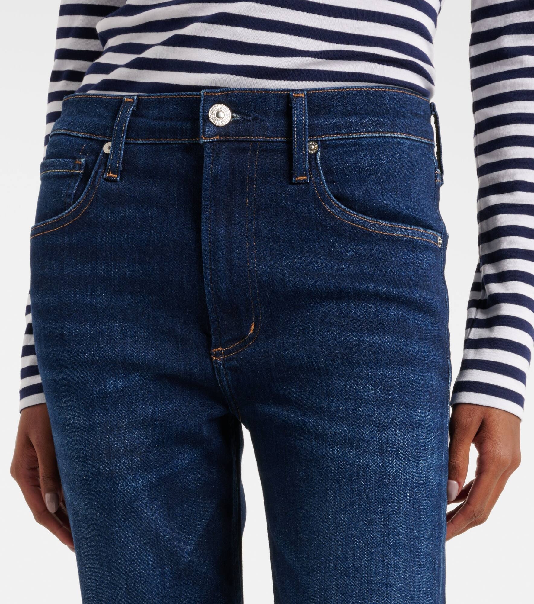 Isola mid-rise slim jeans - 4