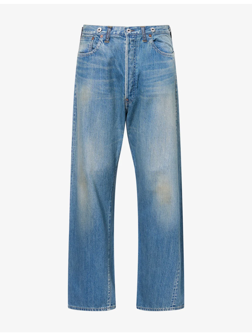 No.22 Wash Wide Denim Jeans - 1
