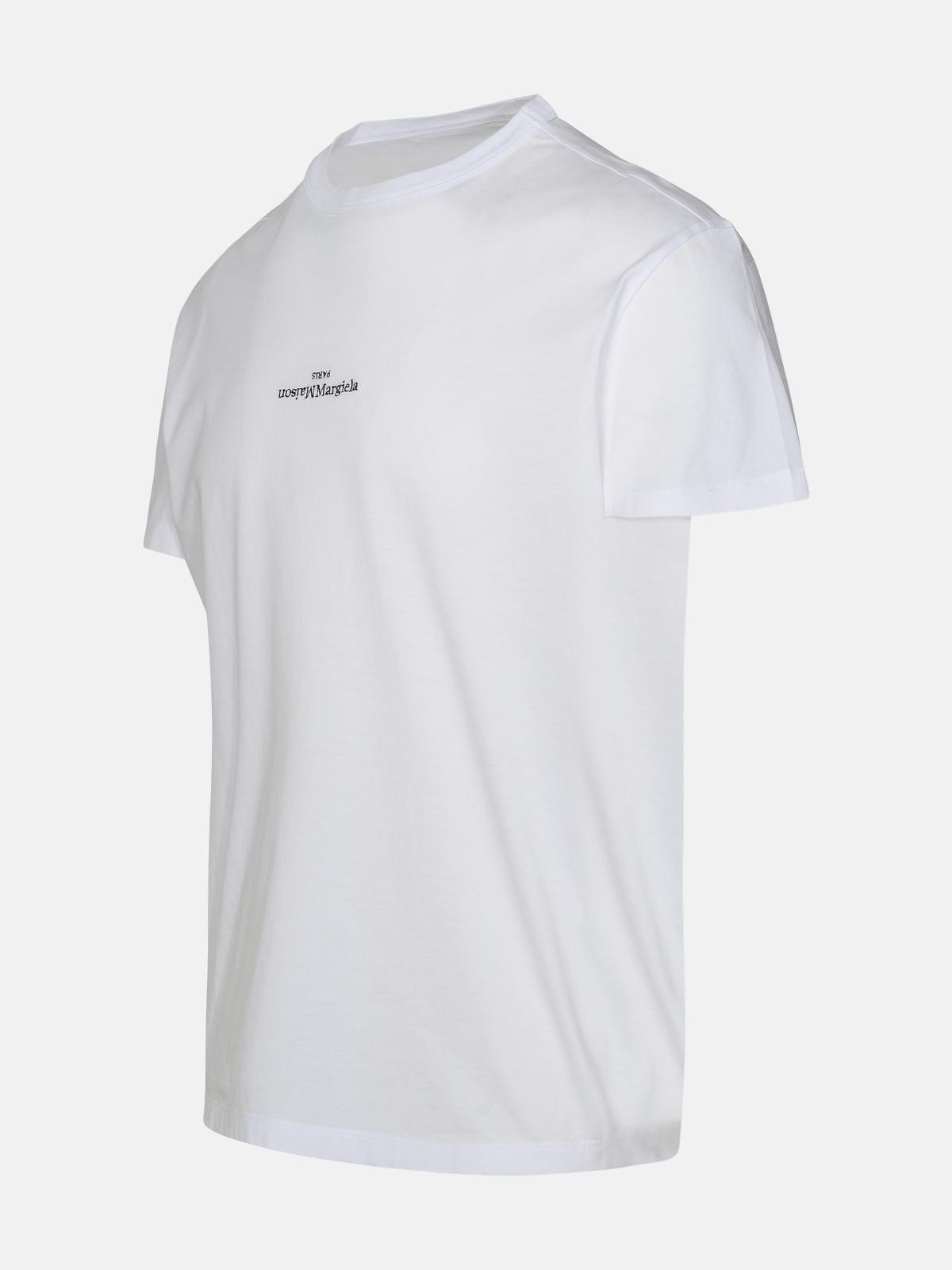 WHITE COTTON T-SHIRT - 2