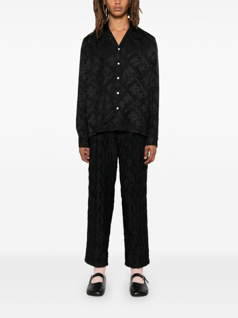 BODE football-jacquard shirt outlook