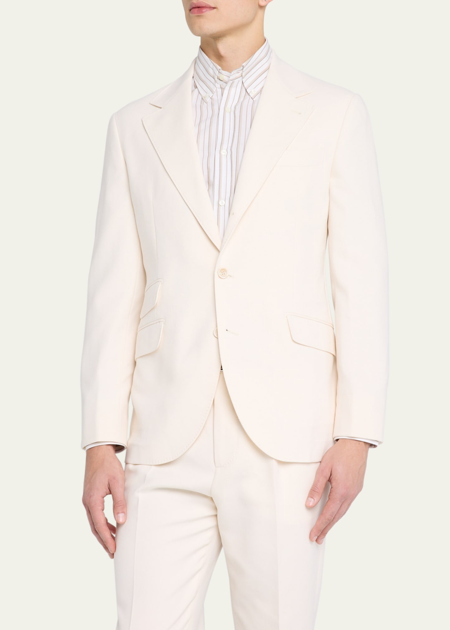 Men's Cotton Gabardine Suit - 4