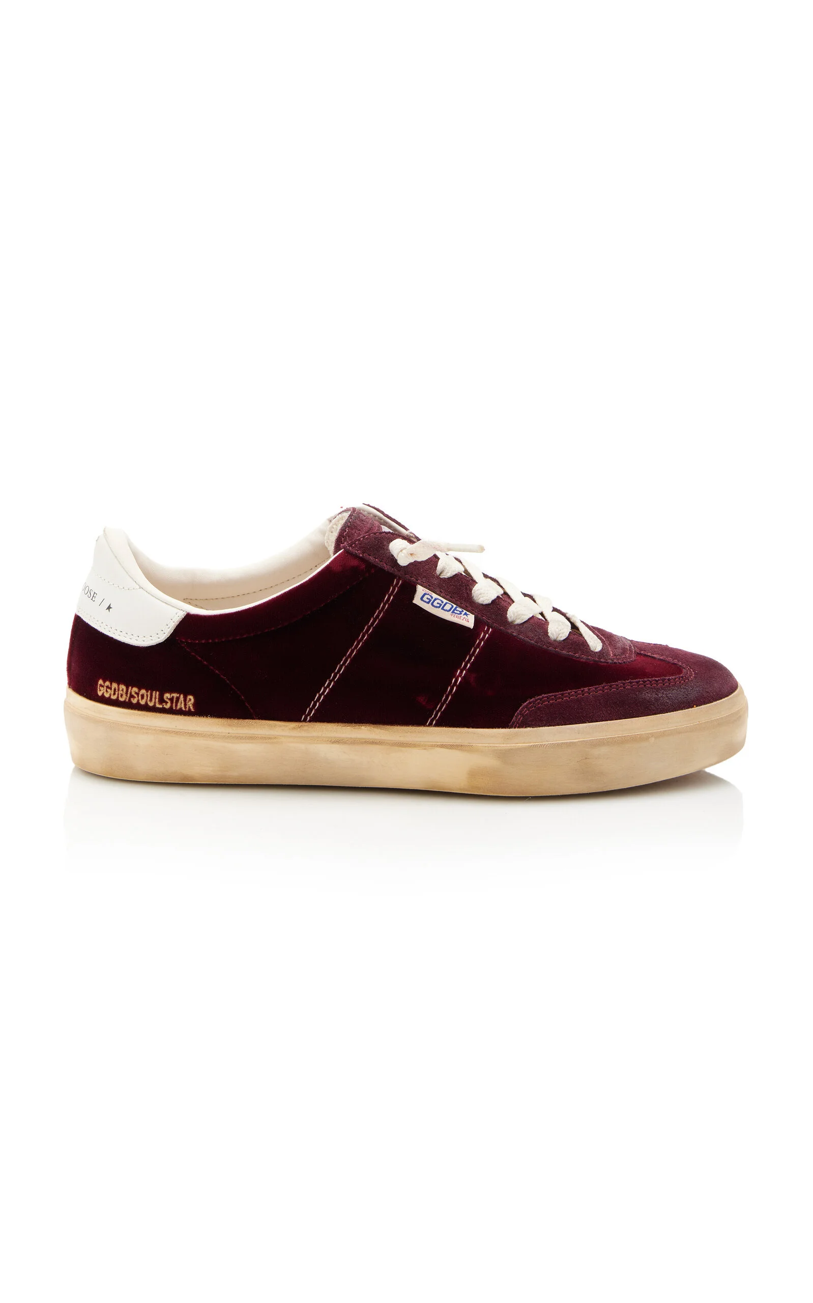 Soul-Star Suede Sneakers burgundy - 1