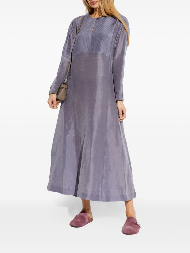 TORY BURCH pleated button dress outlook