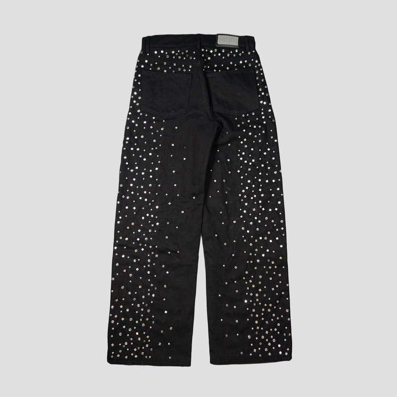 EARTHLING VIP SPARKED STUDDED DENIM JEANS outlook