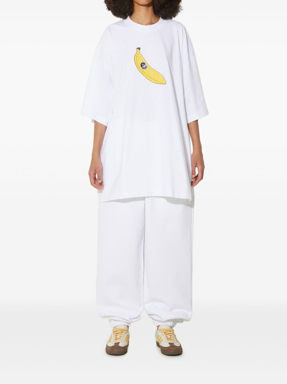 elasticated-ankle track pants - 2