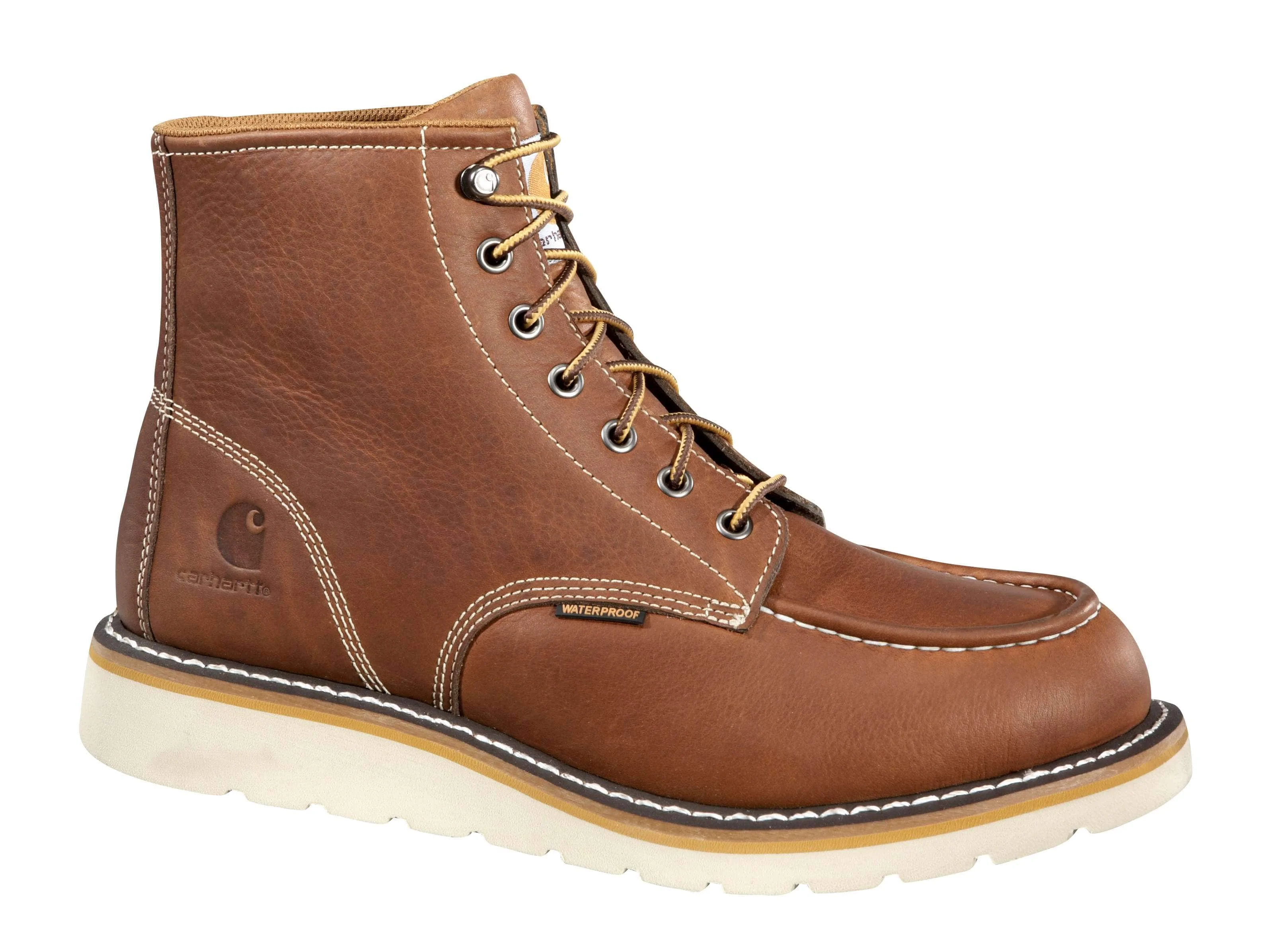Waterproof 6" Moc Toe Wedge Boot - 1